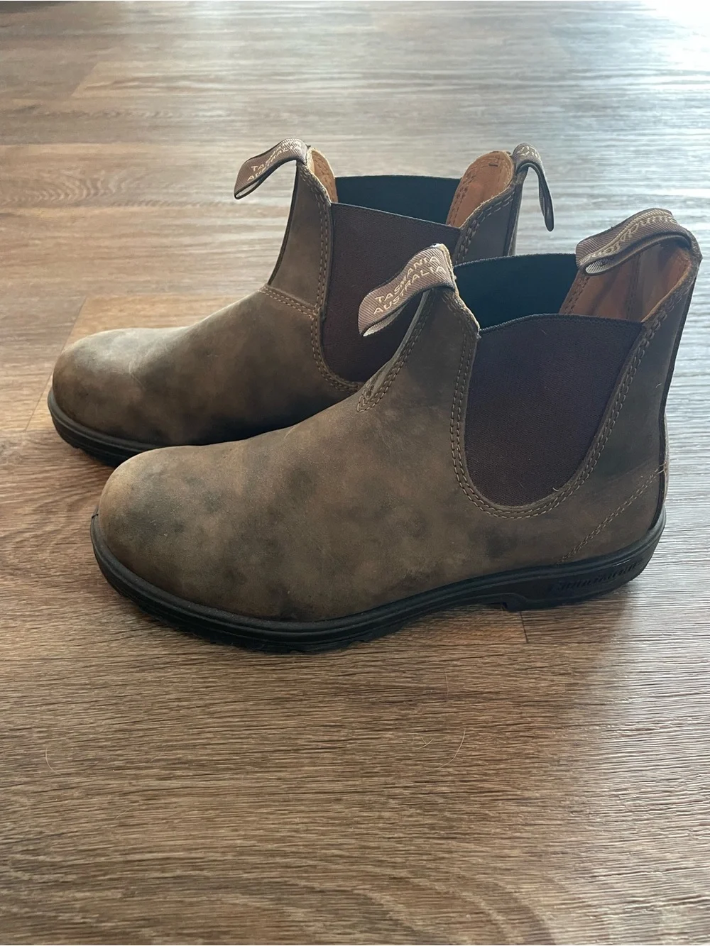 Blundstone Men’s Olive/Brown Chukka Work Boots